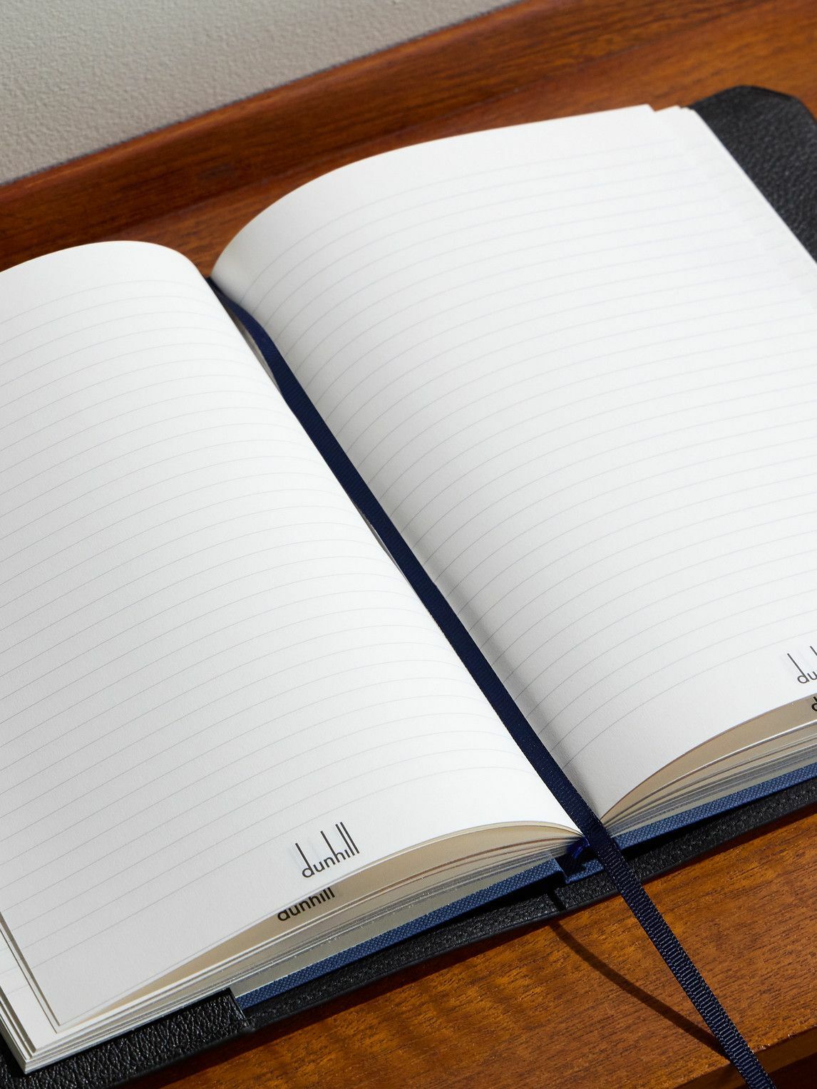 Dunhill - Century Logo-Debossed Full-Grain Leather Notebook
