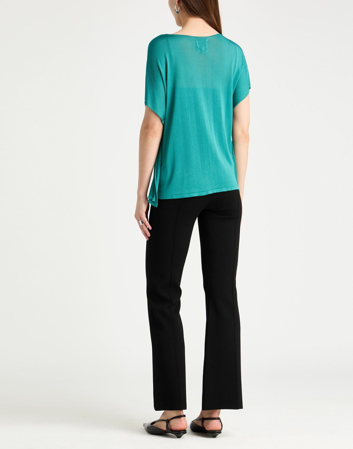 Alessia Santi Womens Sweater Emerald in Green