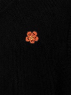 KENZO PARIS - Boke Logo Wool Knit Vest