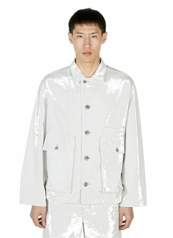 Photo: Lemaire - Boxy Denim Jacket in White