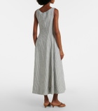 Polo Ralph Lauren Striped linen midi dress