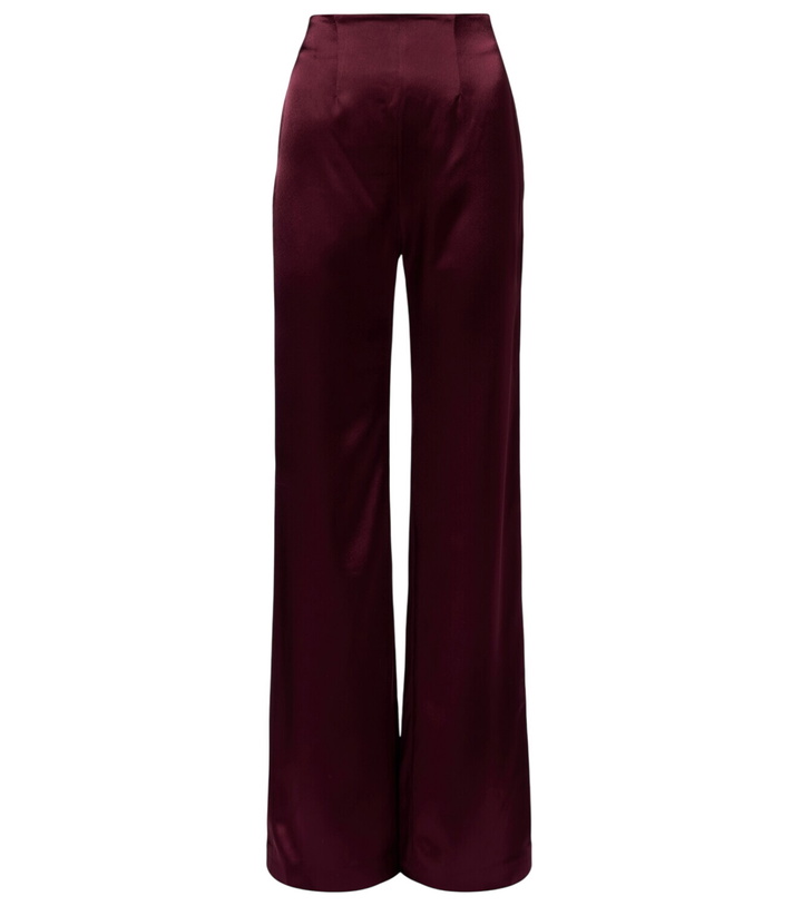 Photo: Galvan Sister Moon satin wide-leg pants