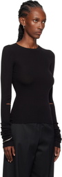 Ann Demeulemeester Black Lyell Sweater