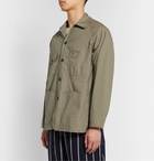 Monitaly - Cotton-Poplin Chore Jacket - Green