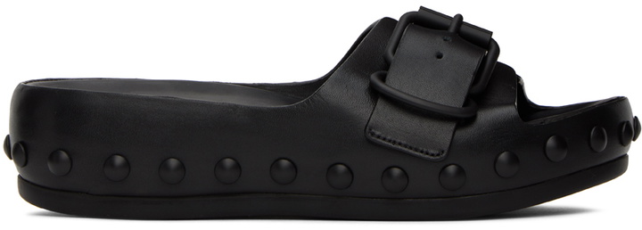 Photo: At.Kollektive Black Natacha Ramsay Levi Edition Studded One Sandals