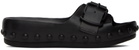 At.Kollektive Black Natacha Ramsay Levi Edition Studded One Sandals