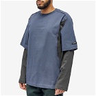 AFFXWRKS Men's Dual Sleeve T-Shirt in Muted Black