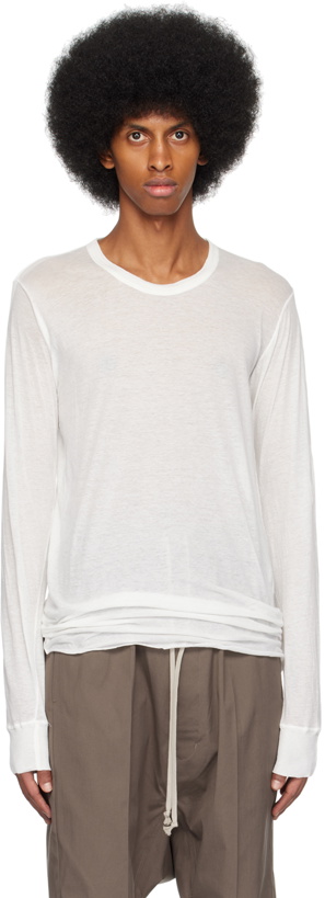 Photo: Rick Owens Off-White Basic Long Sleeve T-Shirt