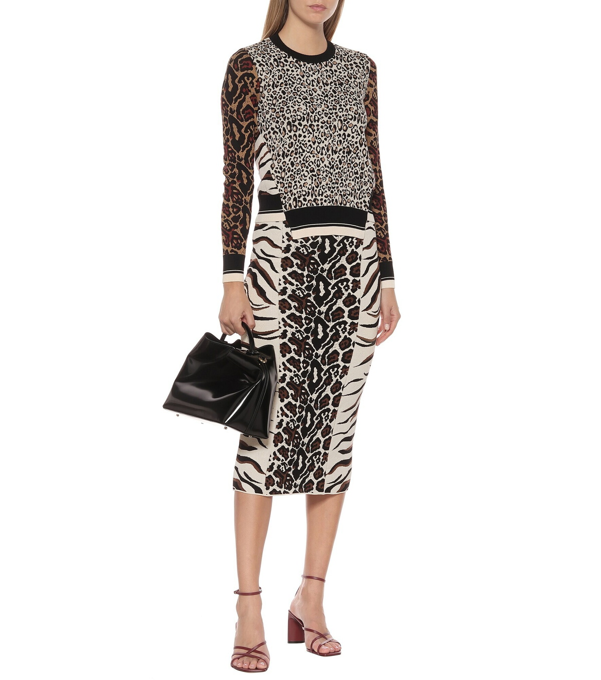 Stella Mccartney Animal Print Tailored Shorts Shorts 600042649anp main image 1