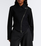 Alaïa Denim biker jacket