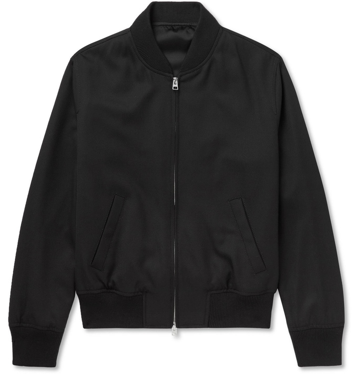 Photo: AMI - Twill Bomber Jacket - Black