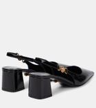 Versace Medusa '95 patent leather slingback pumps