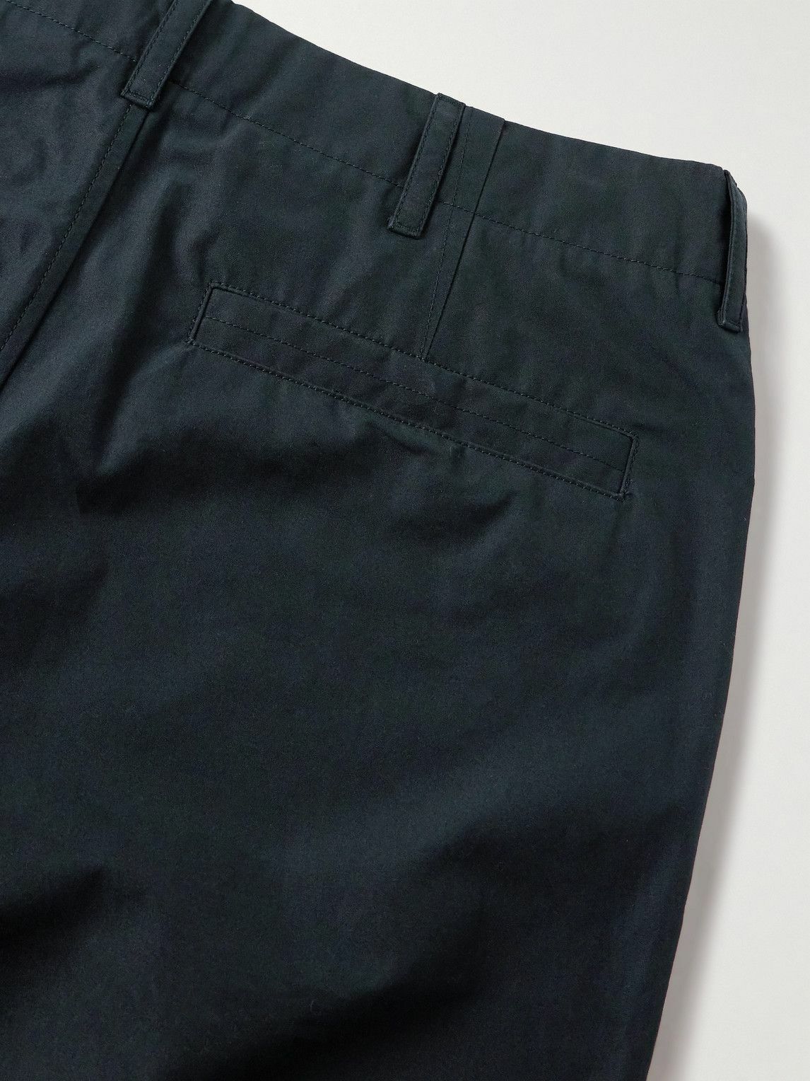 Stone Island - Ghost Straight-Leg Logo-Appliquéd Organic Cotton Chinos - Blue