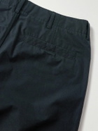 Stone Island - Ghost Straight-Leg Logo-Appliquéd Organic Cotton Chinos - Blue