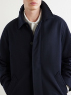 A.P.C. - Mac Hugo gabardine trench coat - Blue