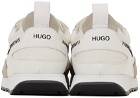 Hugo White & Grey Icelin Running Sneakers