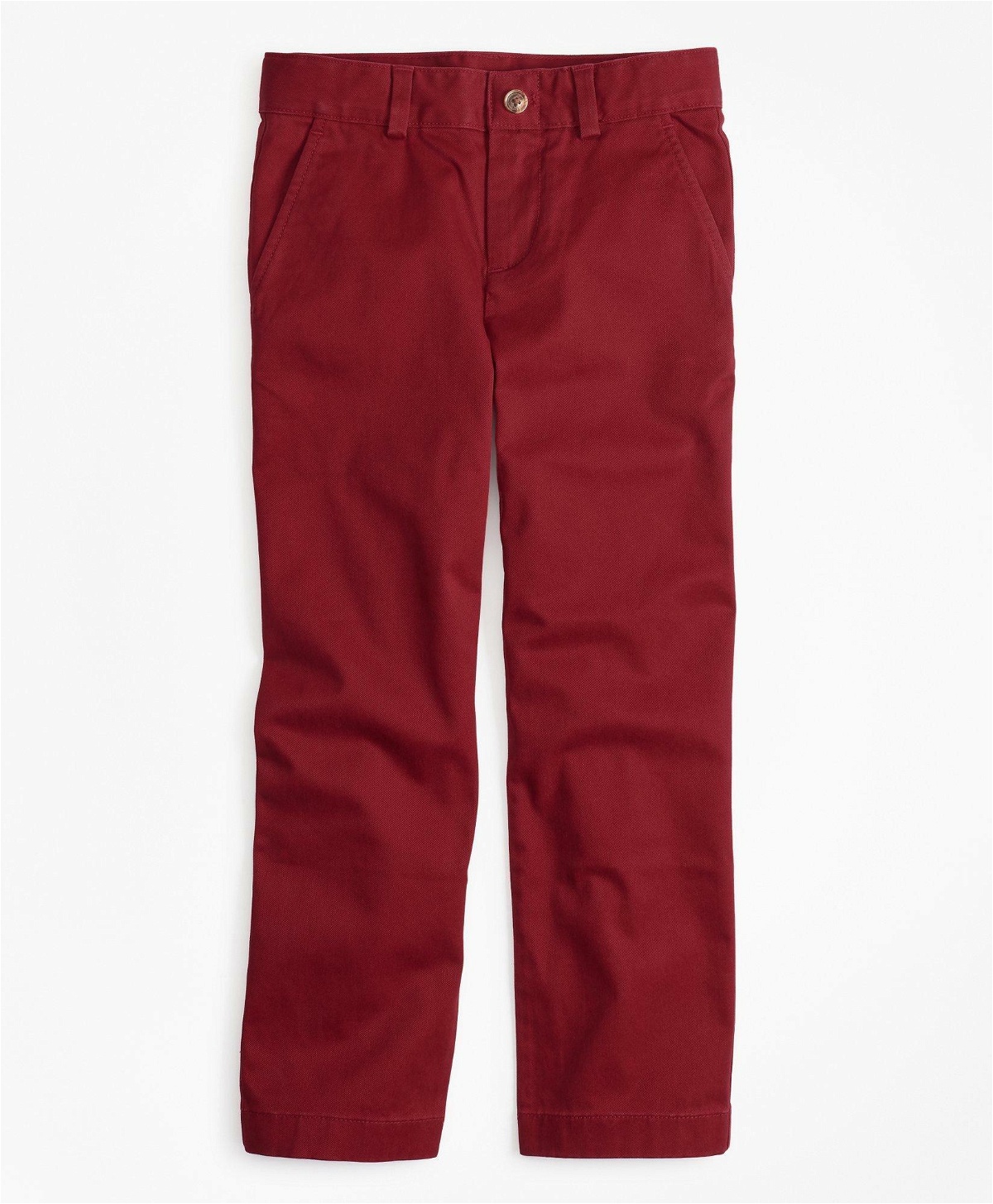 Photo: Brooks Brothers Boys Washed Cotton Stretch Chinos | Cabernet
