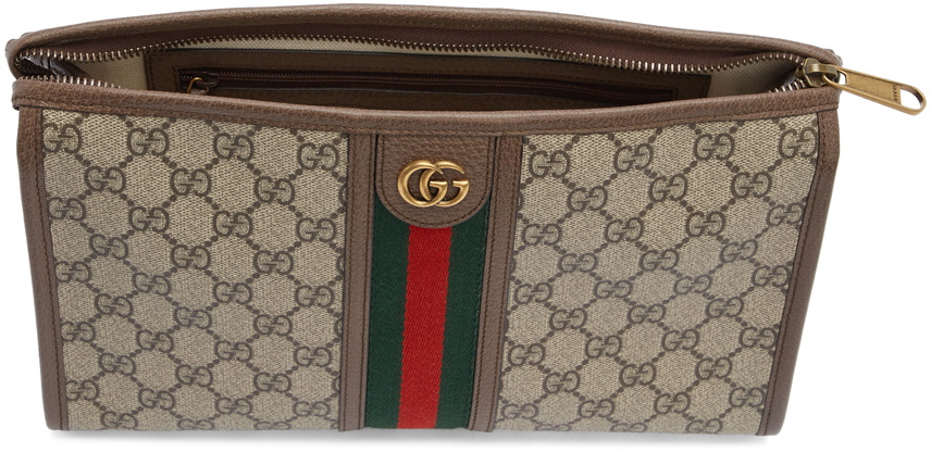 Gucci Beige GG Ophidia Pouch