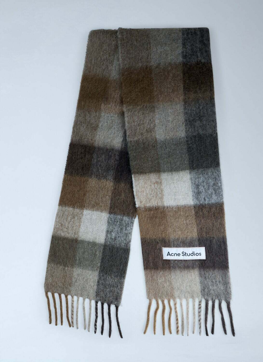 Acne Studios Fringed Wool Scarf