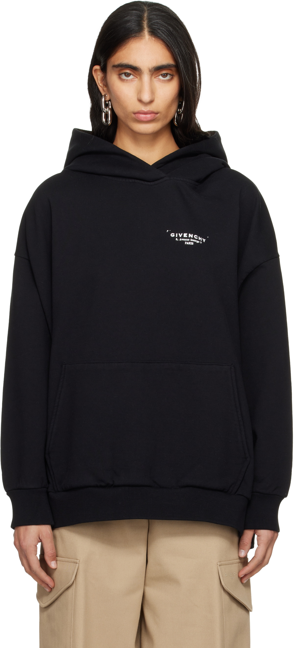 Givenchy Gemini （双子座）Hoodie Givenchy Black Gemini Logo Hoodie Givenchy