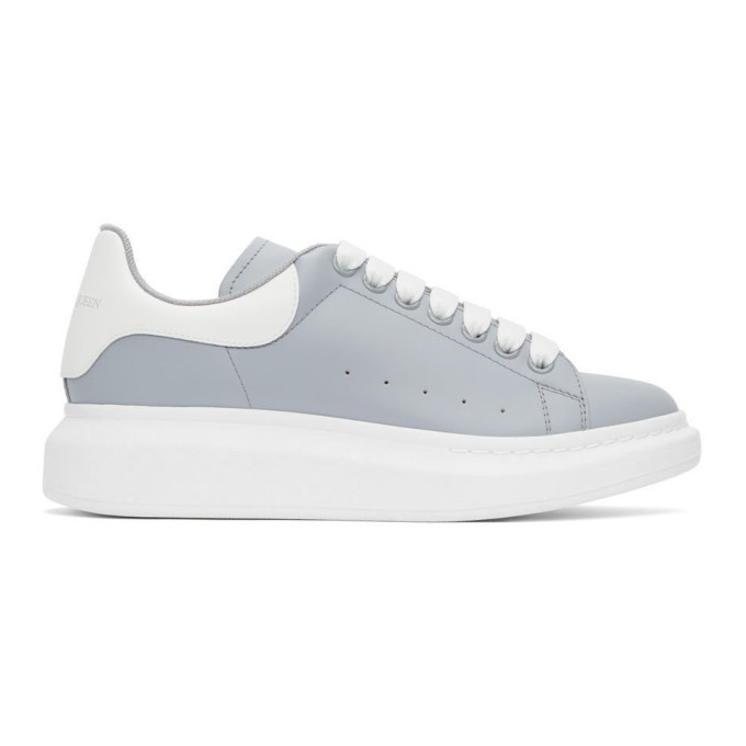 Photo: Alexander McQueen Grey and White Oversized Sneakers