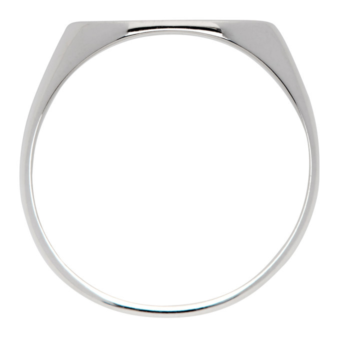 Saskia Diez Silver Signet Ring Saskia Diez