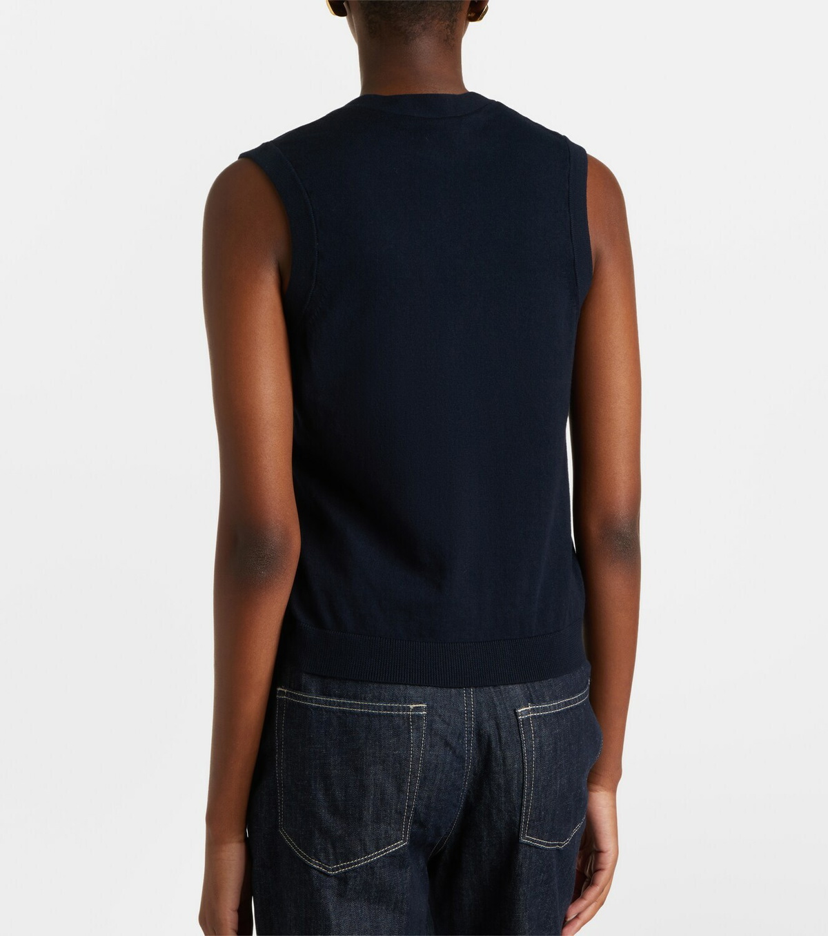 'S Max Mara Cotton and silk vest