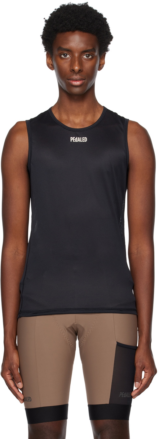 PEdALED Black Essential Tank Top