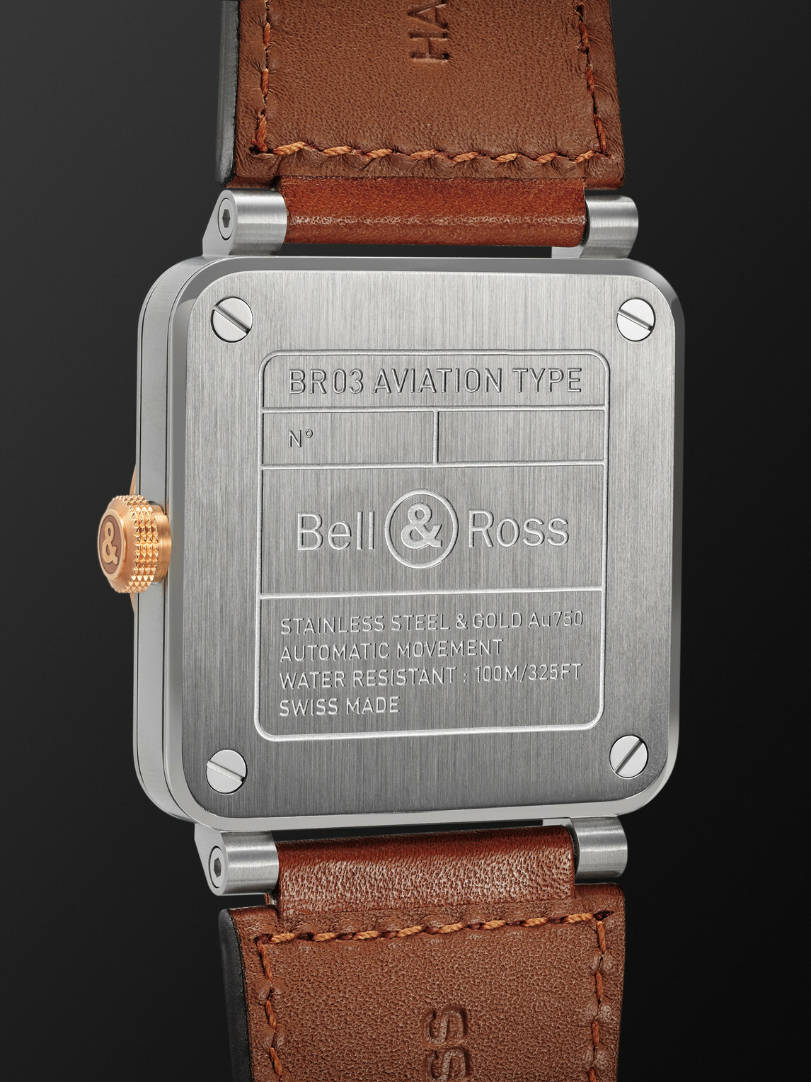 Bell & Ross - BR-03 Automatic 18-Karat Rose Gold and Steel Watch, Ref. BR03A-WH-STPG/SCA