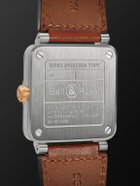 Bell & Ross - BR-03 Automatic 18-Karat Rose Gold and Steel Watch, Ref. BR03A-WH-STPG/SCA