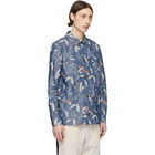 rag and bone Indigo Flower Mace Shirt