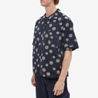 Eastlogue Men's Holiday Short Sleeve Shirt in Black/White Dot