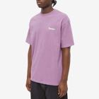 Butter Goods Men's Heavyweight Pigment Dyed T-Shirt in Washed Grape