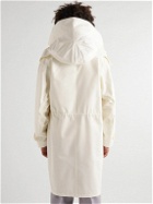 Applied Art Forms - AM2-1A Convertible Padded Cotton Hooded Parka with Detachable Liner - White