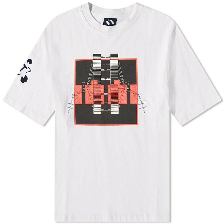 Photo: The Trilogy Tapes Men's Spectrum Block Filter T-Shirt in White