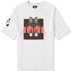 The Trilogy Tapes Men's Spectrum Block Filter T-Shirt in White
