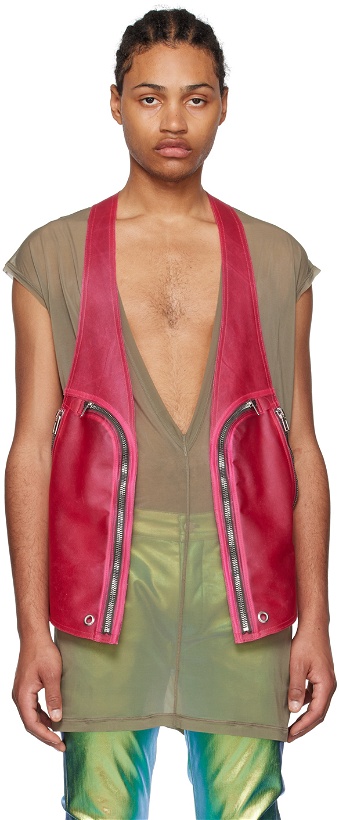 Photo: Rick Owens Pink Bauhaus Vest