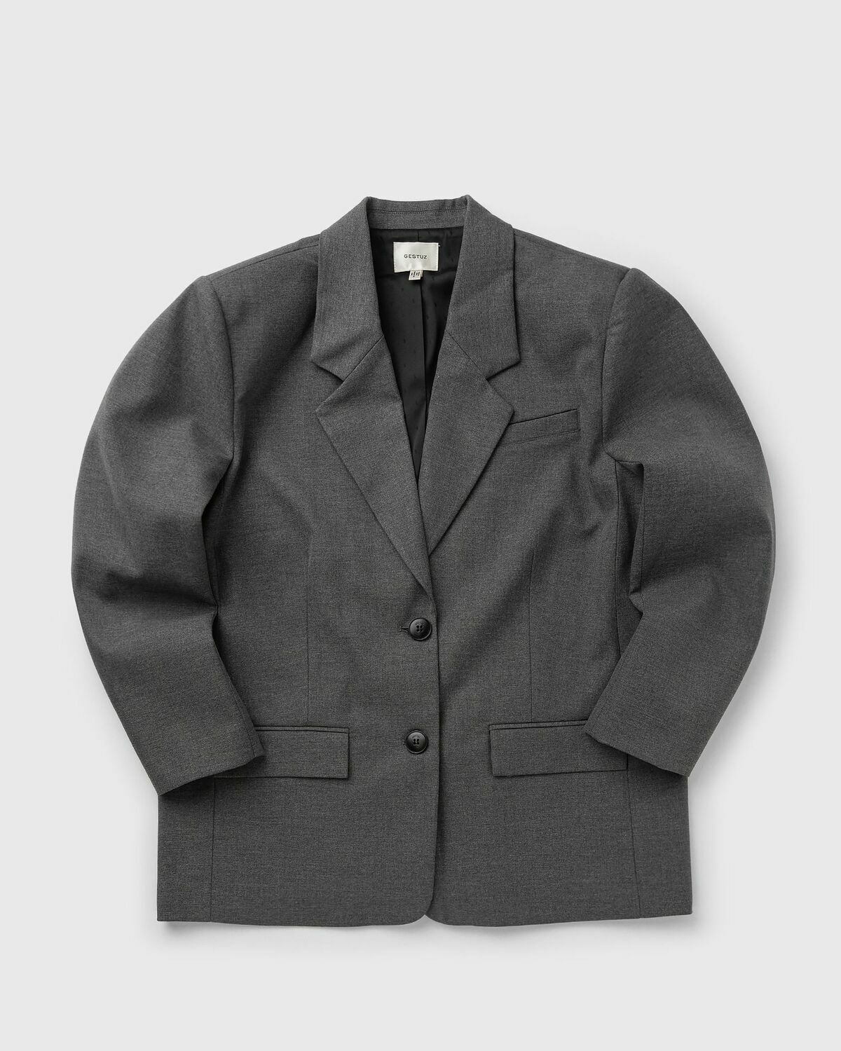 Gestuz Paulagz Melange Oz Blazer Grey Blazers