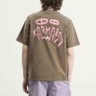 Karma8a Men's Washed T-Shirt in Brown