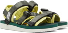 Suicoke Green DEPA-V2 Sandals