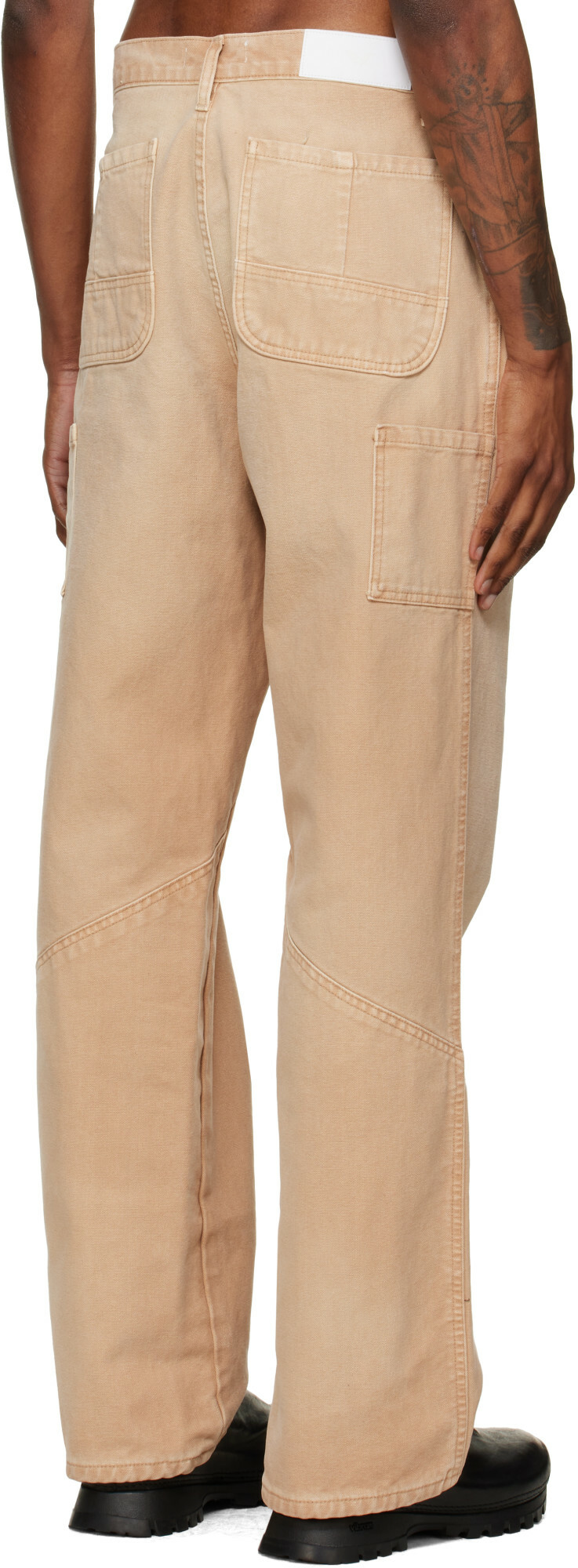 ALEXANDER DIGENOVA Tan Underground Cargo Pants