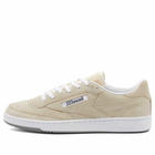 Reebok x JJJJound Club C 85 Sneakers in Cork/White/Space Grey