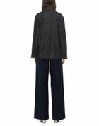 Alberta Ferretti Womens Denim shirt in Black