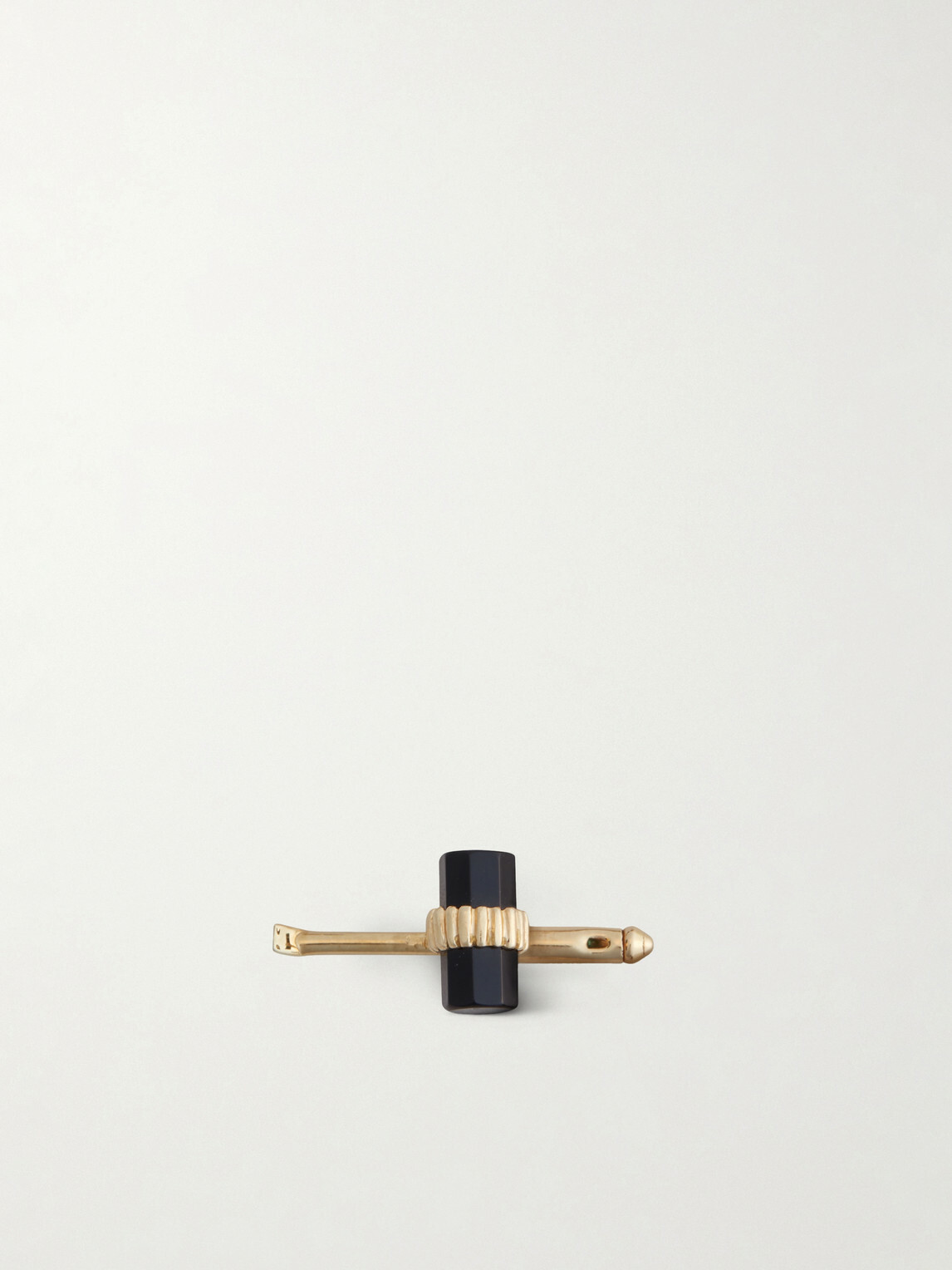 FOUNDWELL - Tiffany's Vintage 1980s 14-Karat Gold Onyx Cufflinks and Dress Studs Set - Gold