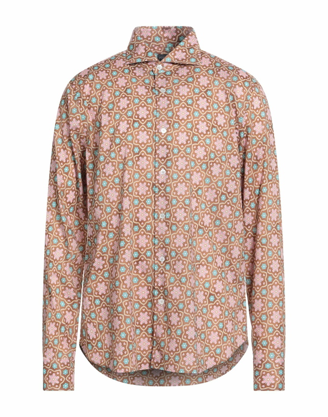 Photo: Fedeli Mens Shirt in Brown