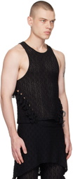 Eckhaus Latta Black Knot Tank Top