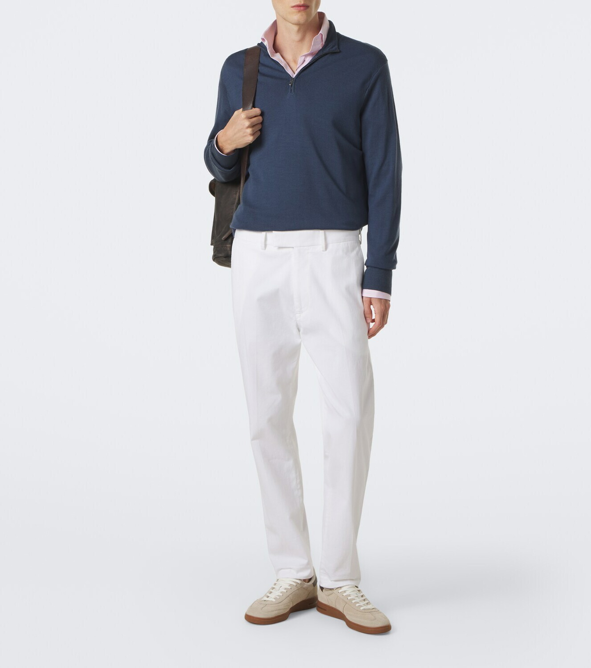 Sunspel Wool half-zip sweater