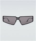 Balenciaga - Shield 2.0 rectangular sunglasses