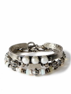 Peyote Bird - Set of Three Sterling Silver Bracelets