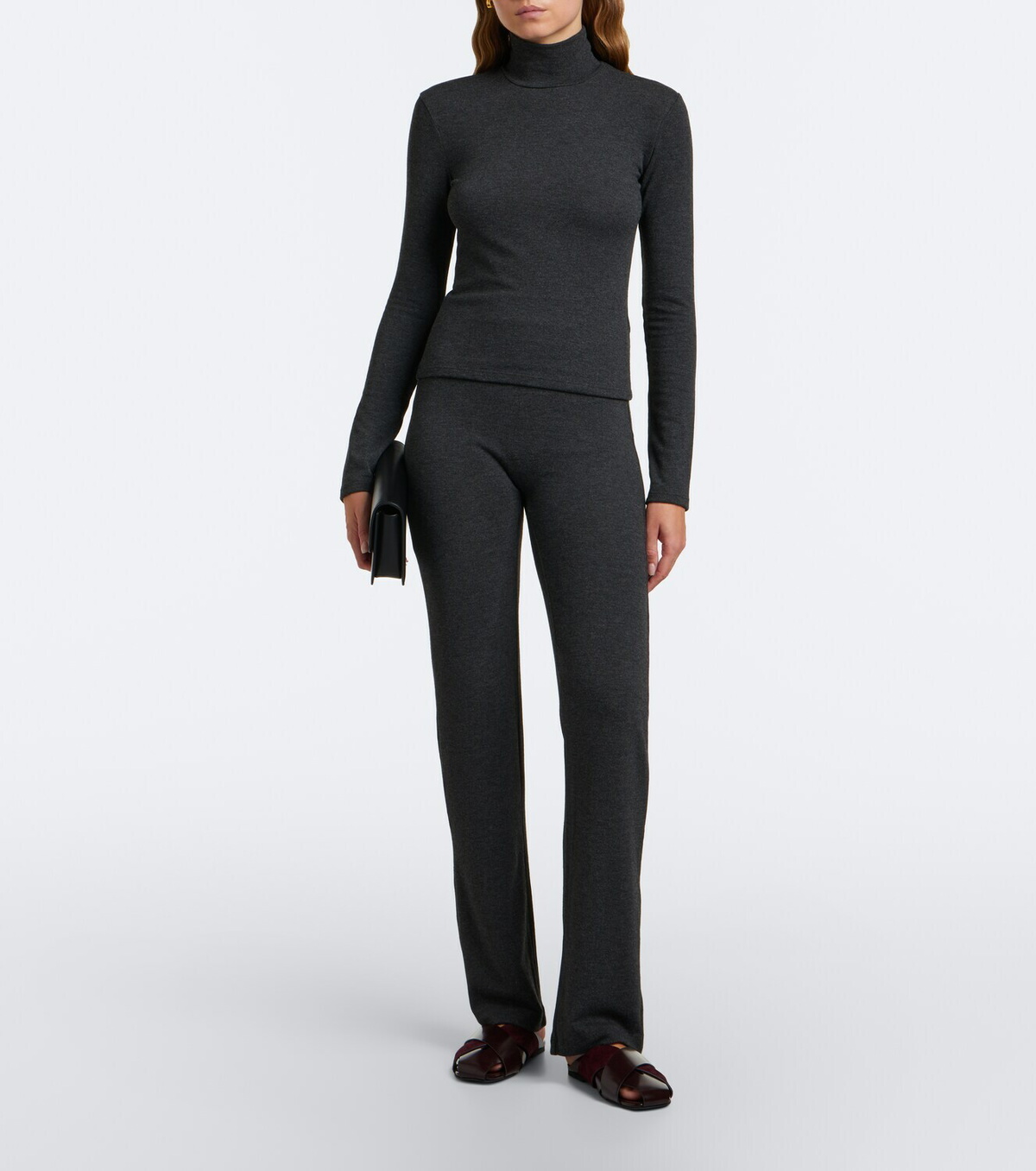 Leset Lauren jersey turtleneck sweater